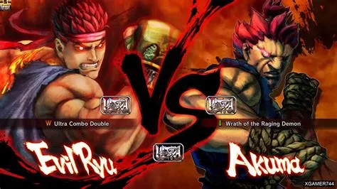 Who defeats akuma?