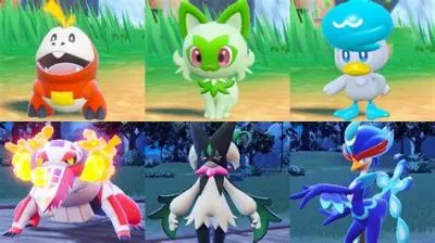 Can you get gen 1 starters in violet and scarlet?