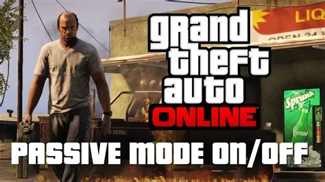 How to do passive mode in gta 5 pc?