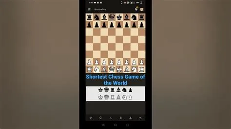 What is the shortest game ever?