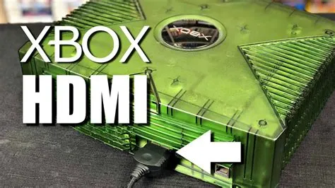 Can original xbox play hdmi?