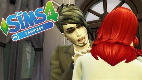 How do you get a vampire sim to eat?