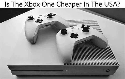 Is xbox cheaper in usa than india?