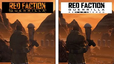 What is the difference between performance and quality in red faction remastered?