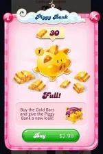 What is the piggy bank for in candy crush?