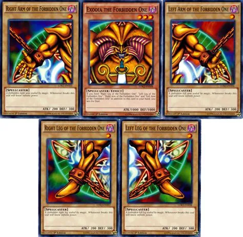 What are the three legendary cards in yu-gi-oh?