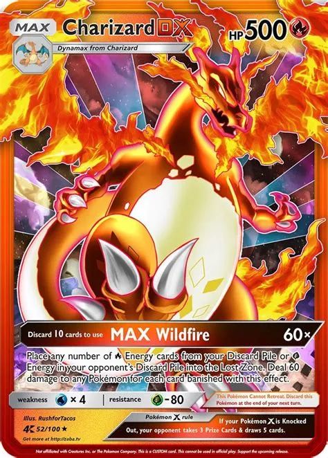 How much damage can a charizard do?