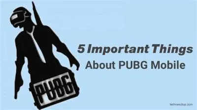 What is the most important thing in pubg?