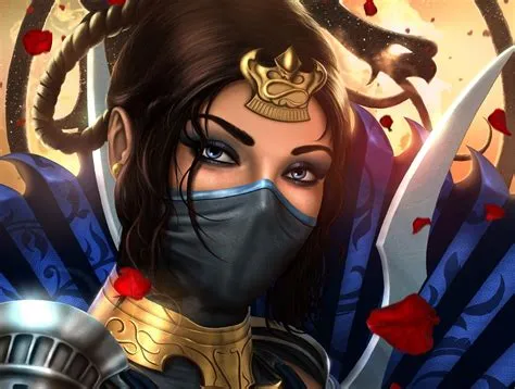 What color is kitana eyes?