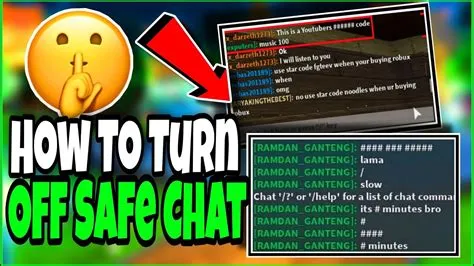 What is safe chat on roblox?