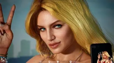 Who is the girl from gta 5 cover?