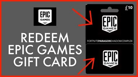 Can you use a visa gift card on epic games store?