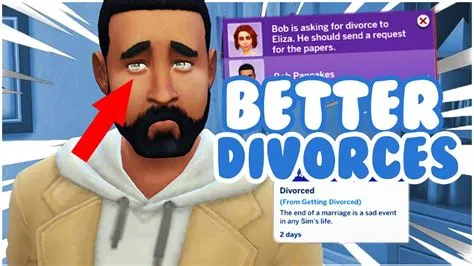 What happens when two sims divorce?