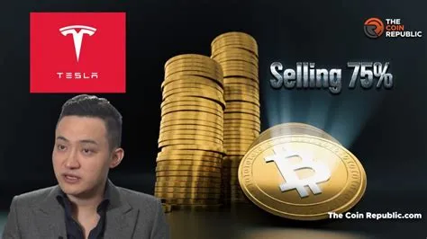 Why did tesla sell 75 of its bitcoin holding?