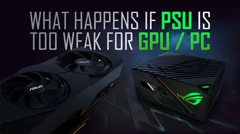 What happens when a gpu is too weak for a cpu?