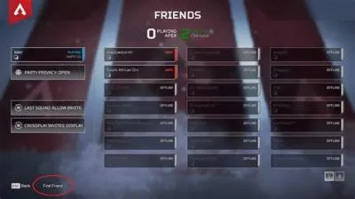 Why cant i friend someone on apex?