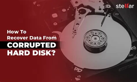 Can corrupted hard drive data be recovered?