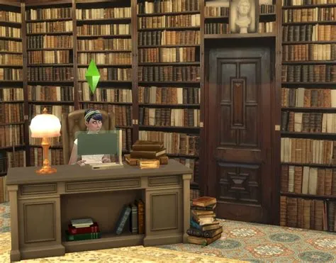 Where is the library sims 4?