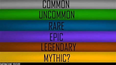 What color is epic rarity?