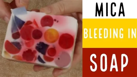 How did soap bleed out?