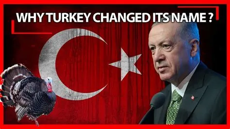 When did turkey change its name?