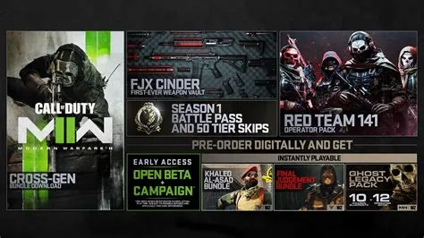 What happens when you pre-order mw2?