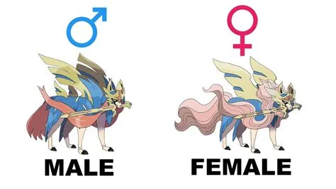 What is the gender of zacian?