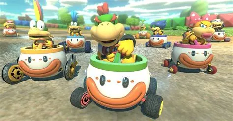 Is bowser playable in mario kart?