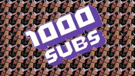 How much money is 1,000 twitch subs?