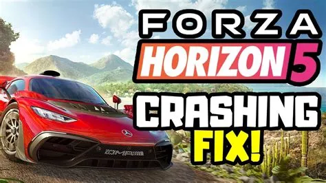 How do i fix forza horizon 5 freezing and crashing?