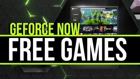 How many games are free with nvidia geforce now?