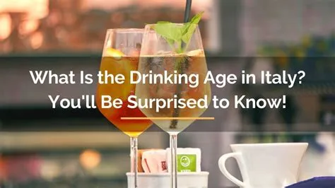 What age can you drink in italy?