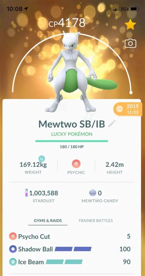 What is a shiny lucky hundo called?