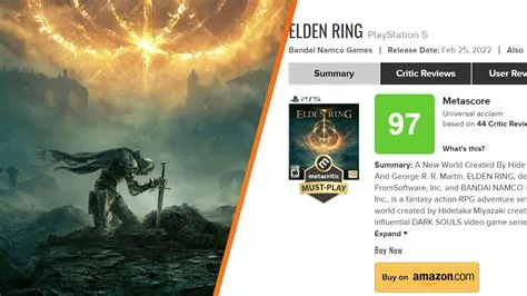 Is elden ring one of the best games ever?