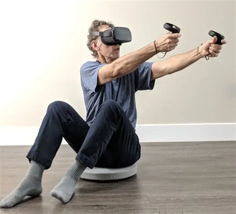 Can i sit while playing vr?