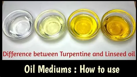 What is the ratio of linseed oil to turpentine?