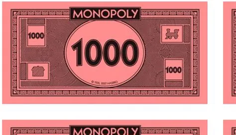 How many bills are in monopoly?