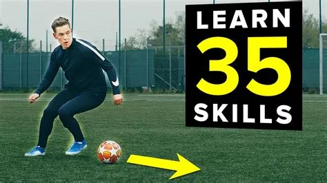 What is an example of a skill in football?