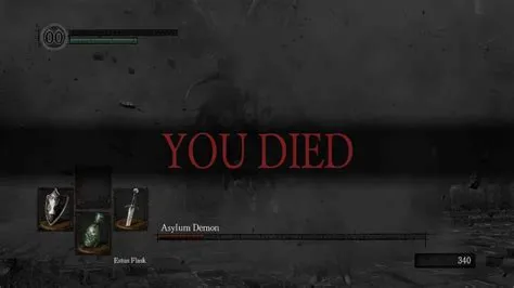 How does dark souls punish you for dying?