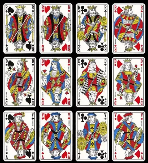 What is the r in french cards?