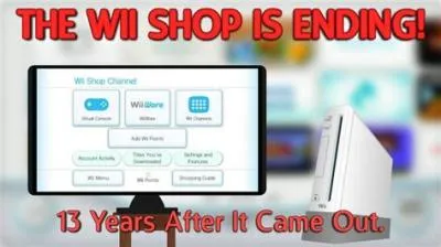 Why did wii shop shut down?