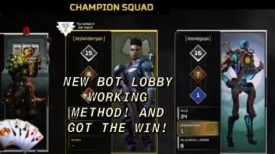 How do you get bot lobbies in apex mobile?