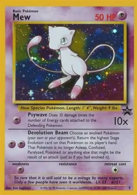 How rare is a mew pokémon?