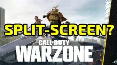 Can you play 3 player split-screen on warzone?