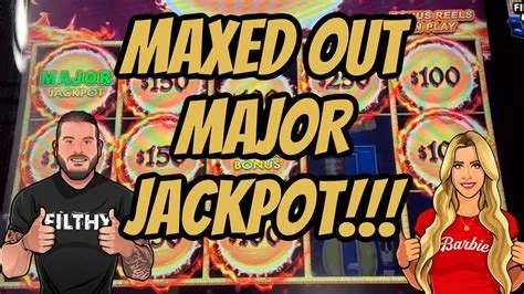 How do you know when a jackpot is maxed out?