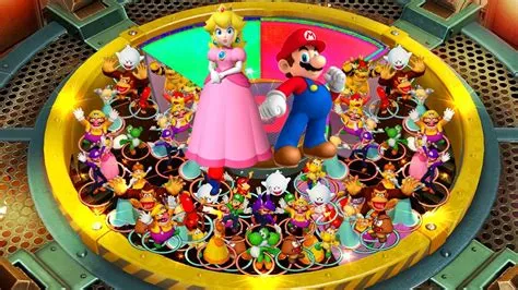 Can you play mario party as a team?