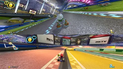 Can you play split screen on mario kart 8?