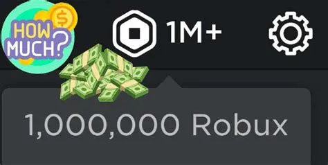 How much is 5 million robux in money?