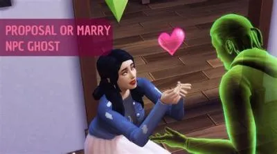 Can npc sims marry each other?