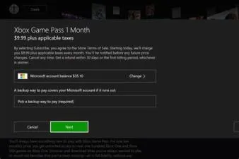 Can you pay for xbox games on your phone?